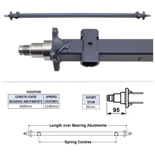 Ifor LM1 TT akselbjelke til TT105G TT3017