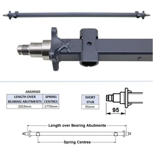 Ifor AXLE BEAM – GD/GP1*6GM, BV1*6G (2014) akselbjelke