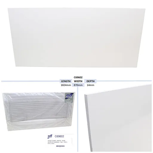 Ifor frontpanel hvit BV