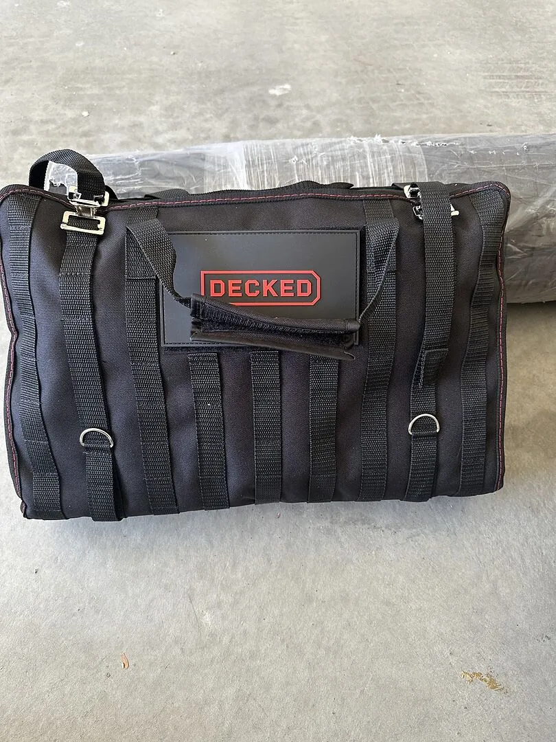 Decked x BoxoUSA Tool Bag with Tool Roll verktøybag