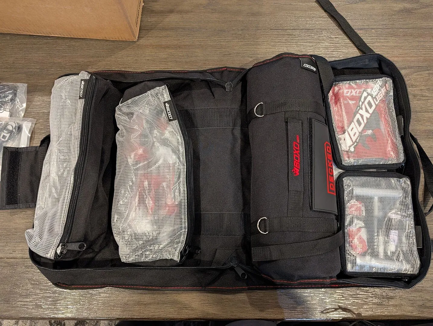 Decked x BoxoUSA Tool Bag with Tool Roll verktøybag