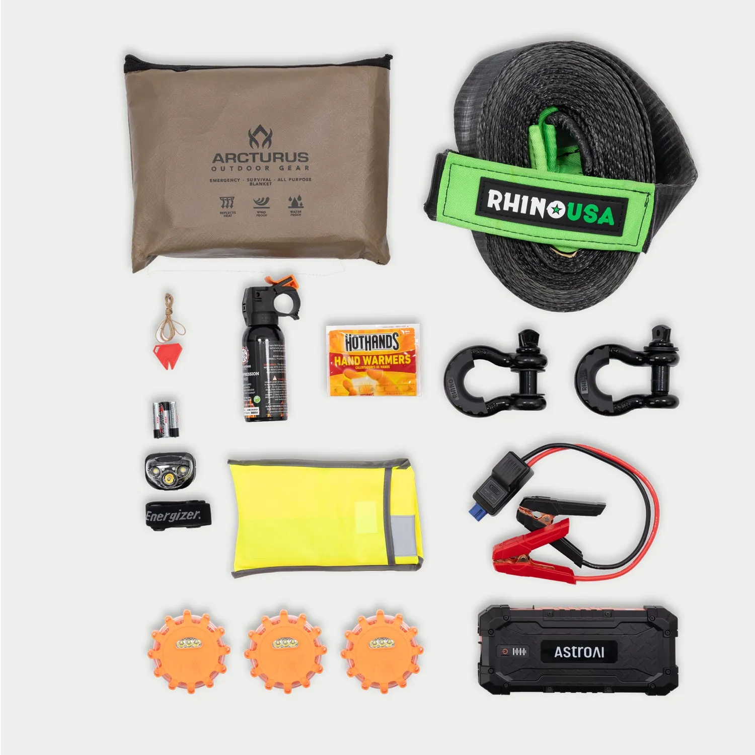 Decked Roadside Emergency OS Kit nødsett for bil