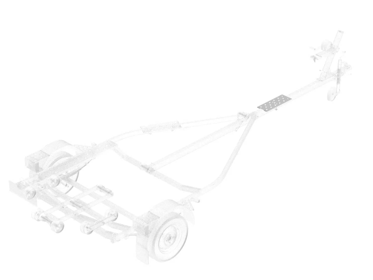 Tiki gangbro BX750 L=500mm komplett sett til drag