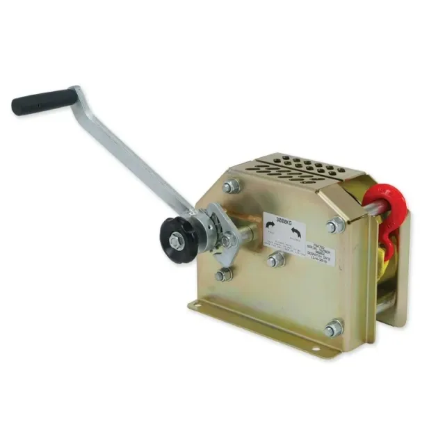 Ifor Williams manuell vinsj med wire 12,5 m
