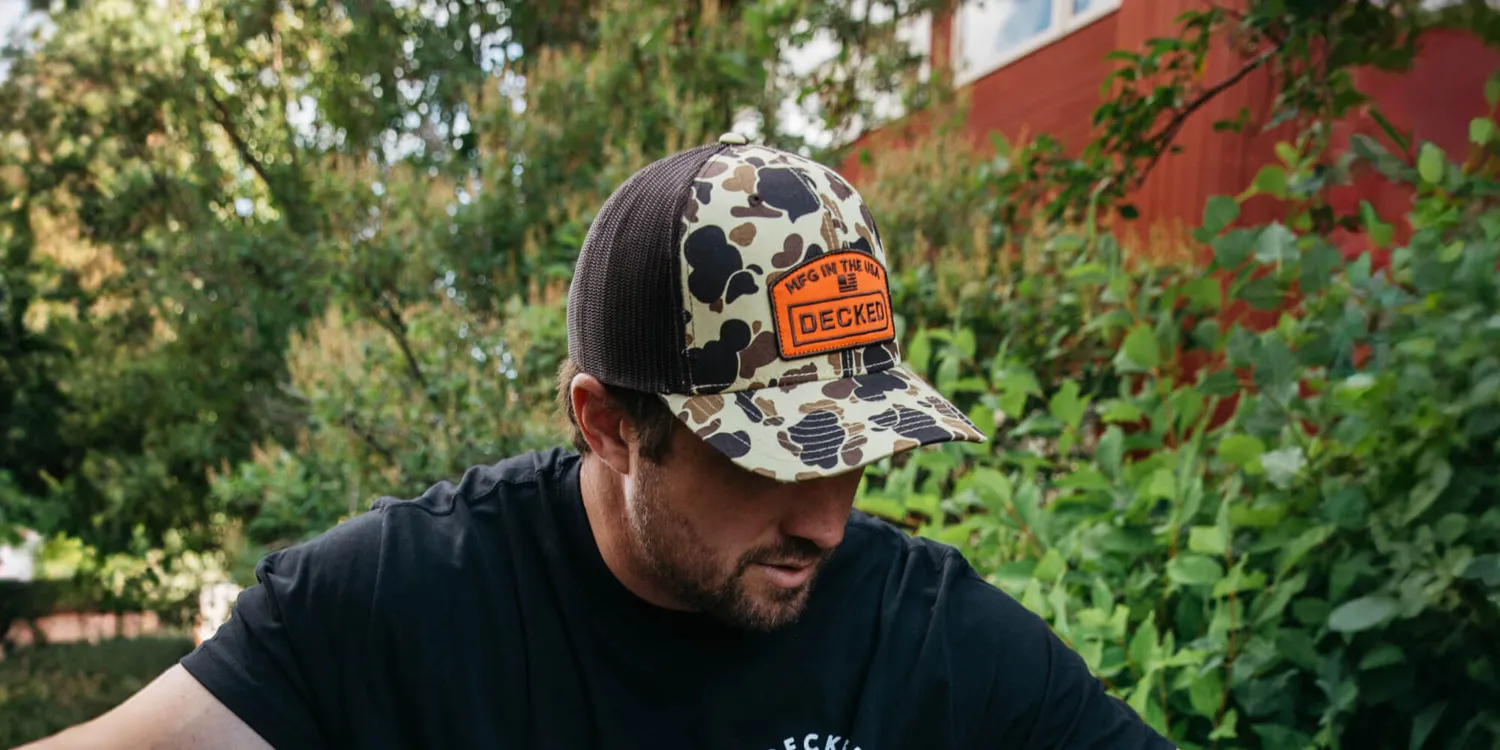 Decked MFG IN THE USA caps