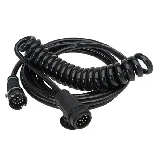 Ifor 13-pins spiralkabel lysledning med lading
