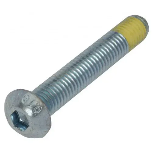 Ifor M8x50 skrue button head med låselakk
