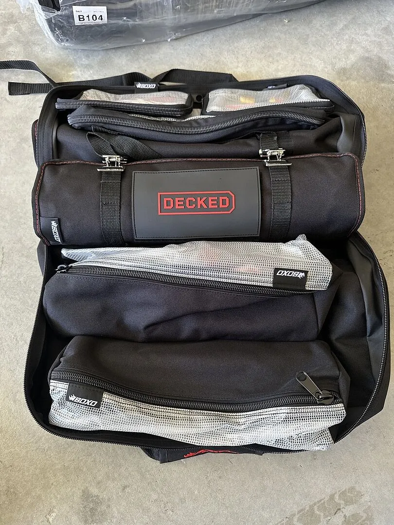 Decked x BoxoUSA Tool Bag with Tool Roll verktøybag