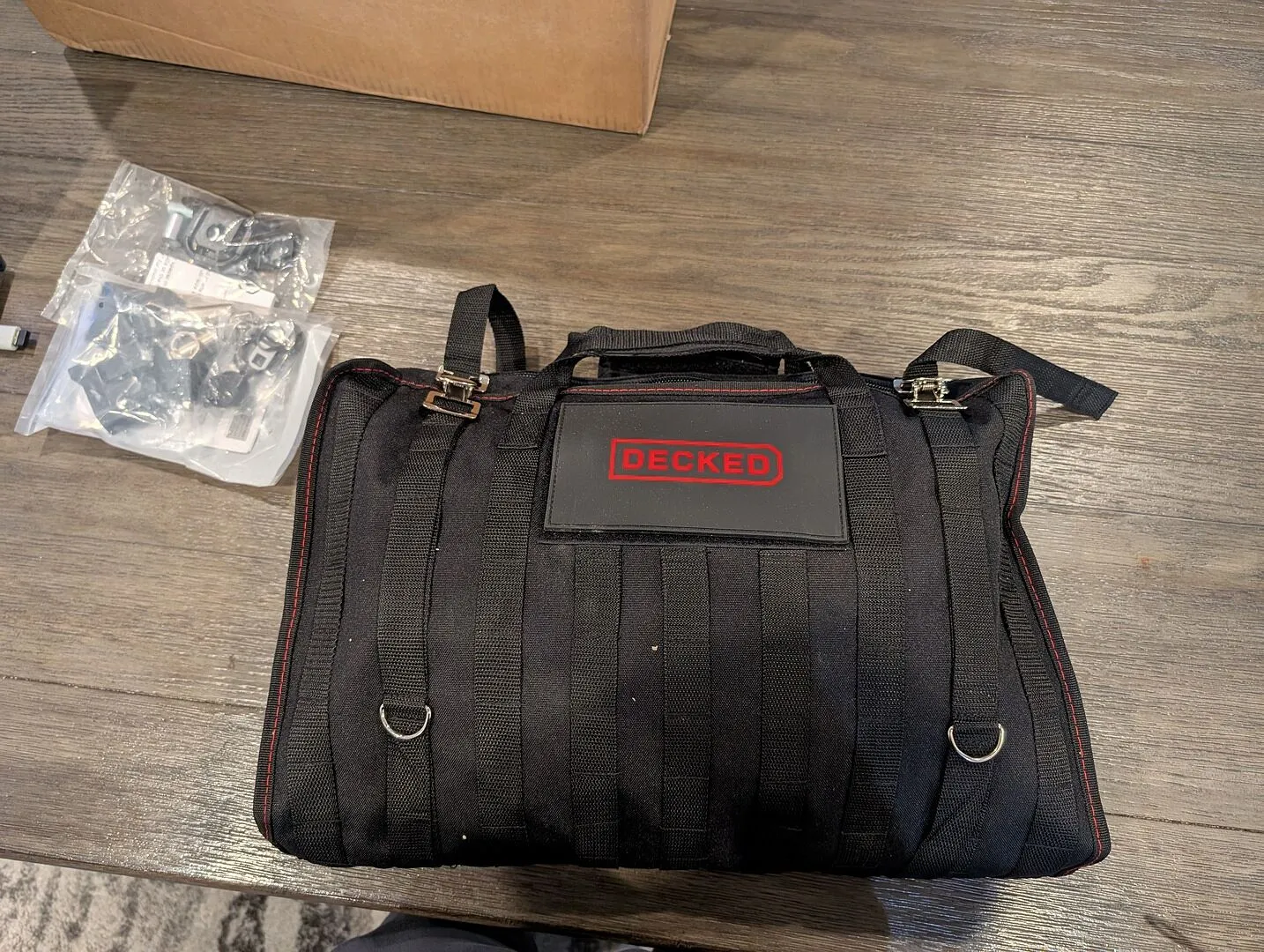 Decked x BoxoUSA Tool Bag with Tool Roll verktøybag